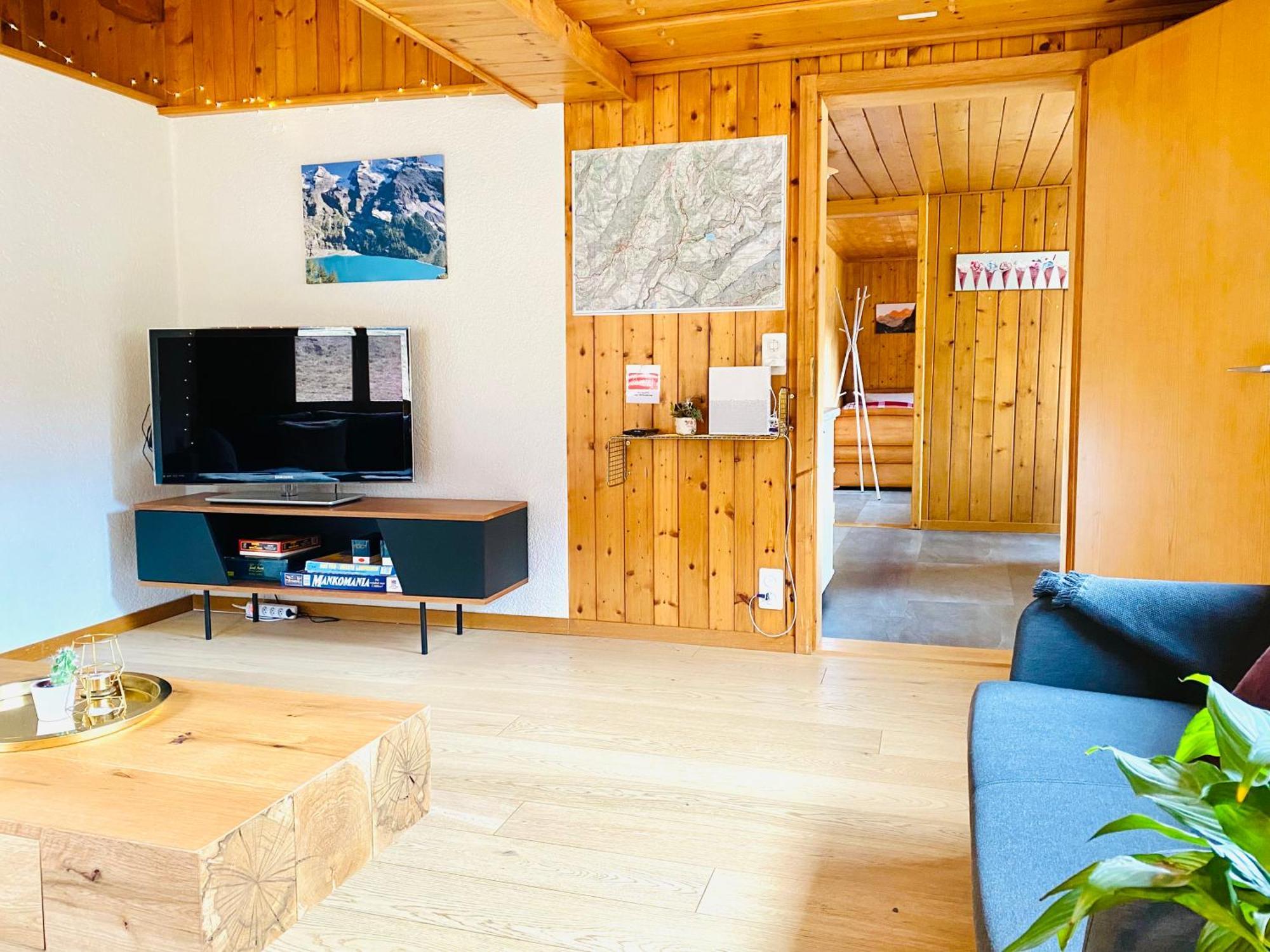 Cozy Apartment In Vintage House In Kandersteg Ngoại thất bức ảnh