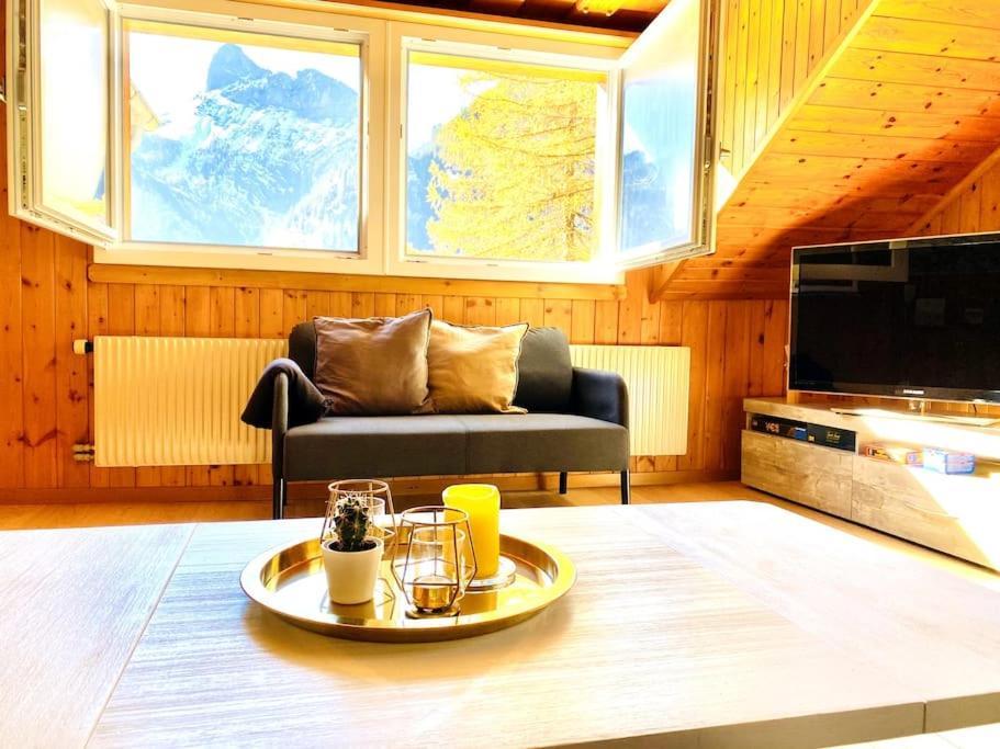 Cozy Apartment In Vintage House In Kandersteg Ngoại thất bức ảnh