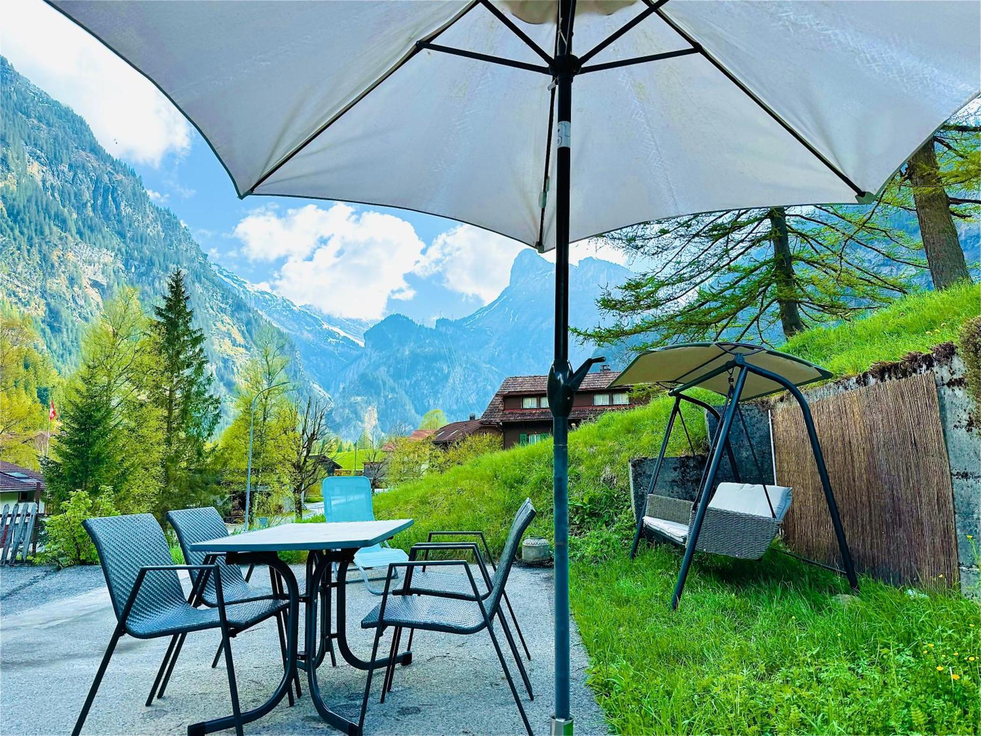 Cozy Apartment In Vintage House In Kandersteg Ngoại thất bức ảnh