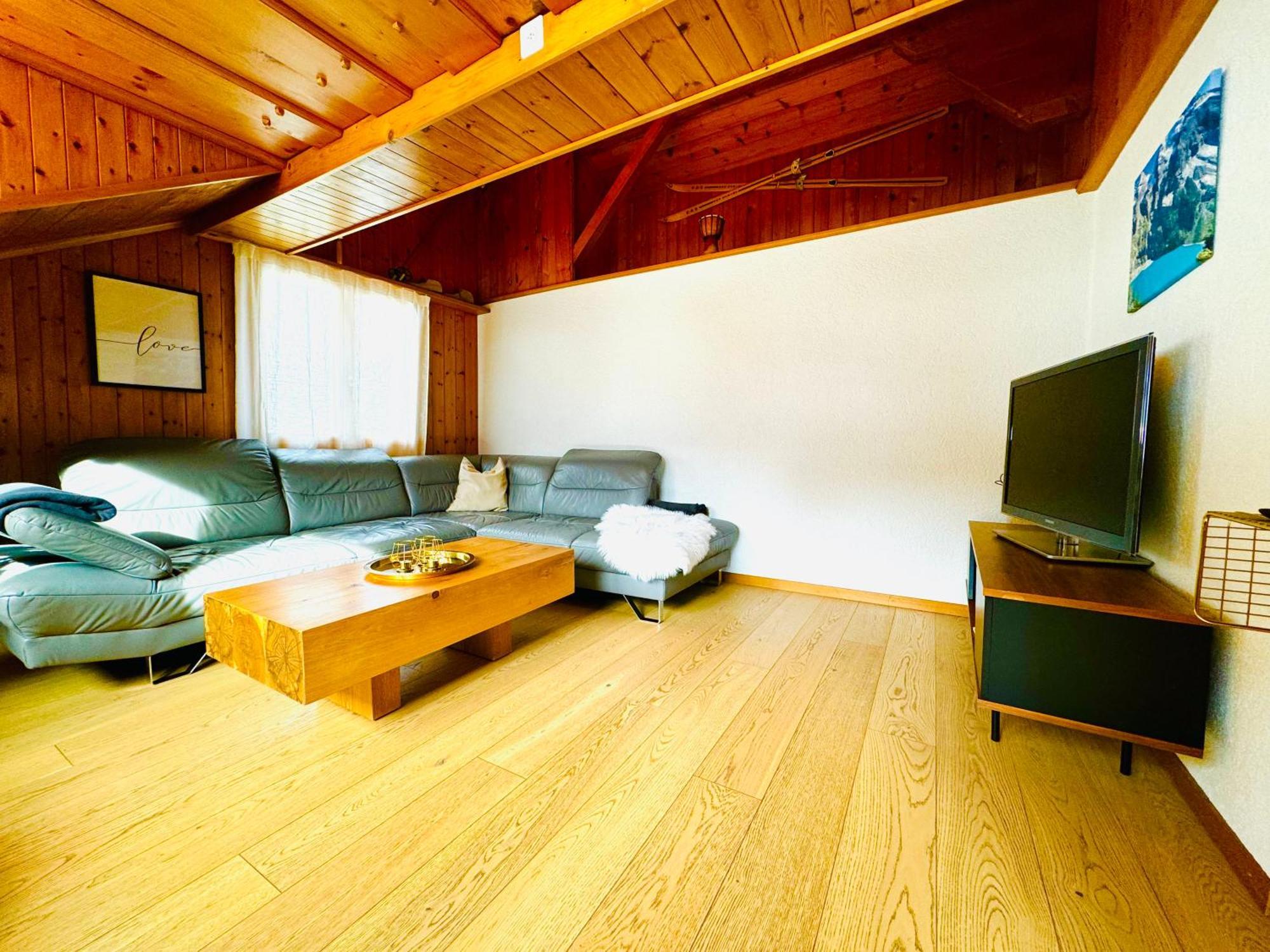 Cozy Apartment In Vintage House In Kandersteg Ngoại thất bức ảnh