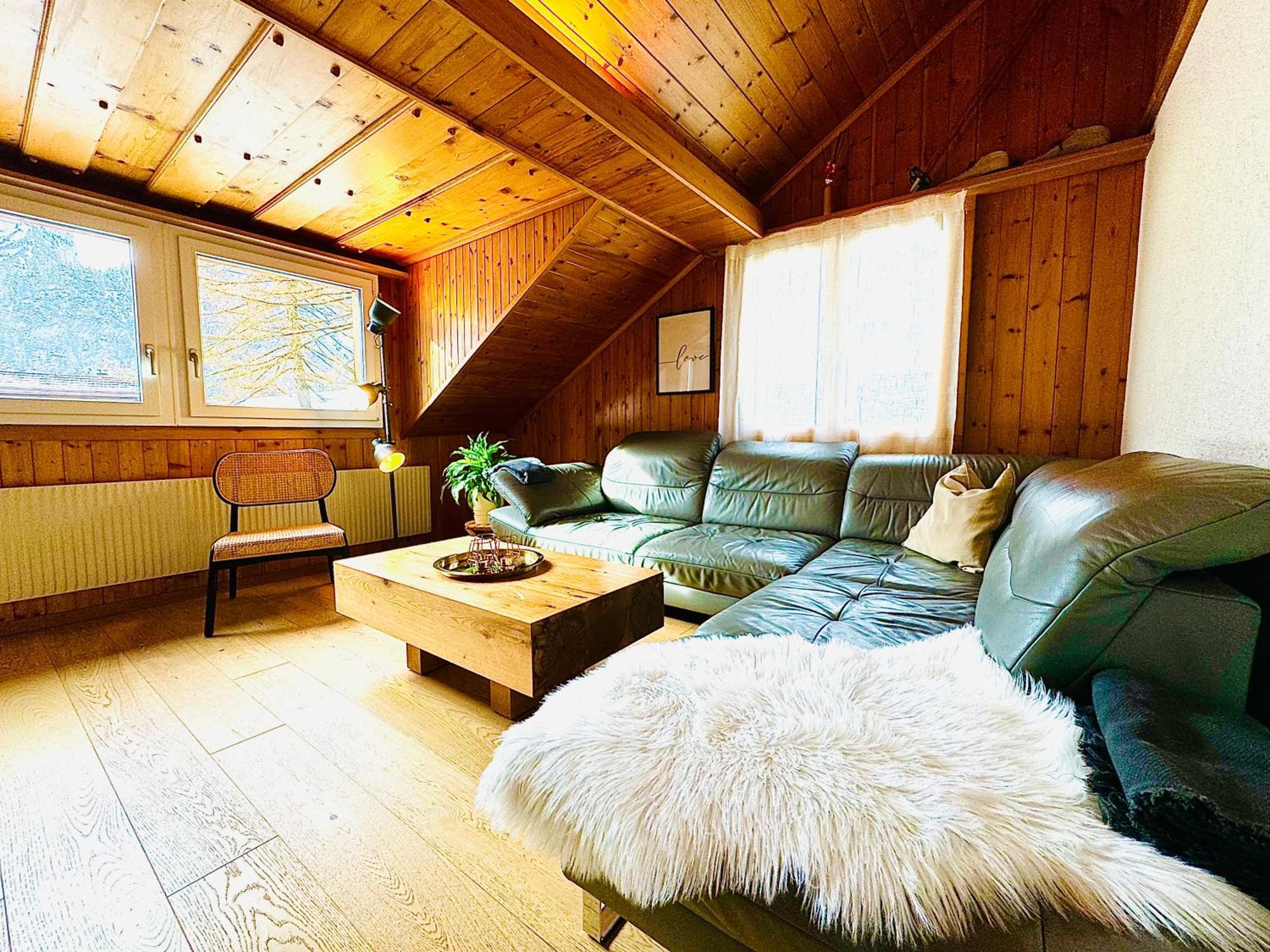 Cozy Apartment In Vintage House In Kandersteg Ngoại thất bức ảnh