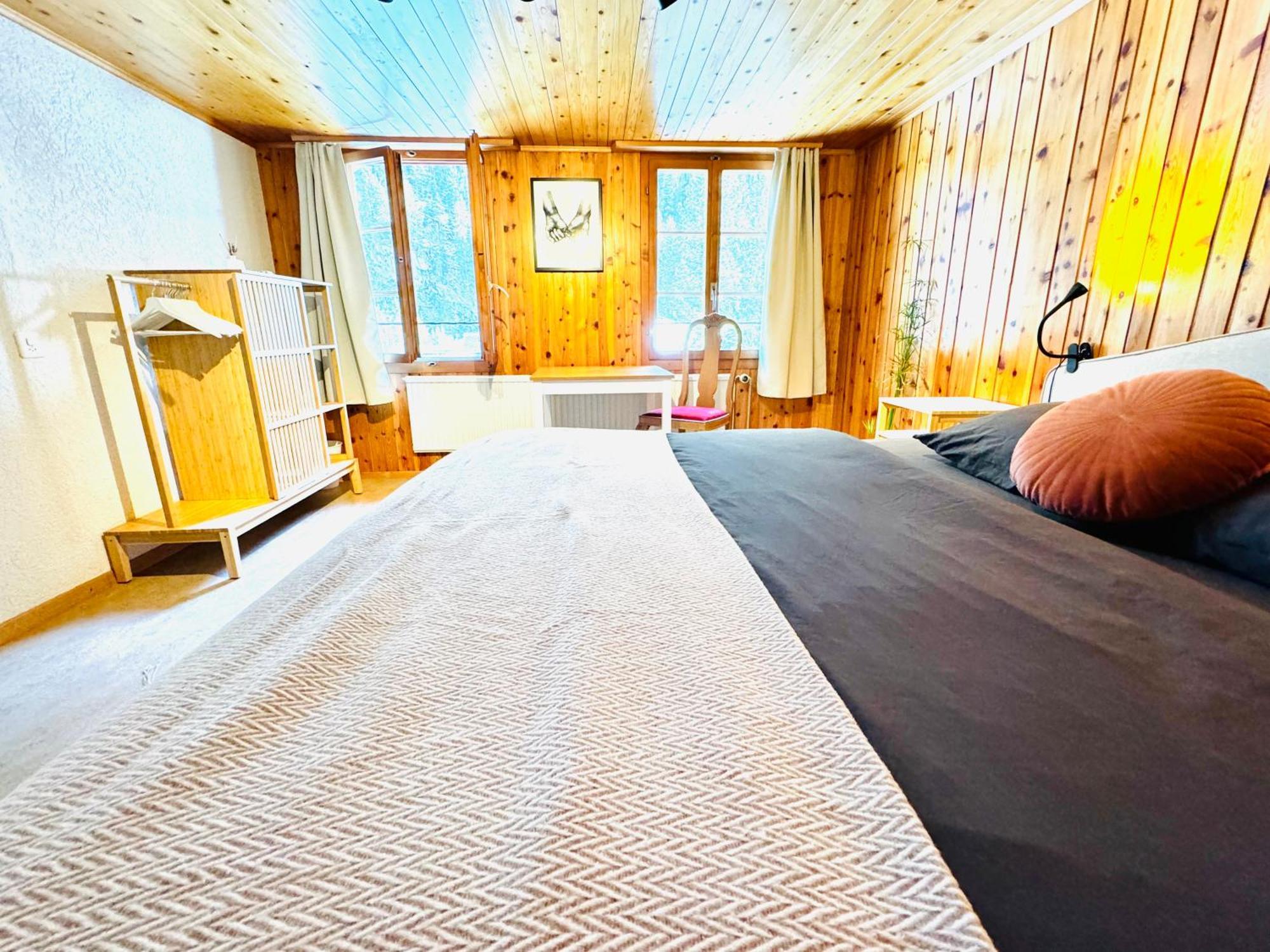 Cozy Apartment In Vintage House In Kandersteg Ngoại thất bức ảnh