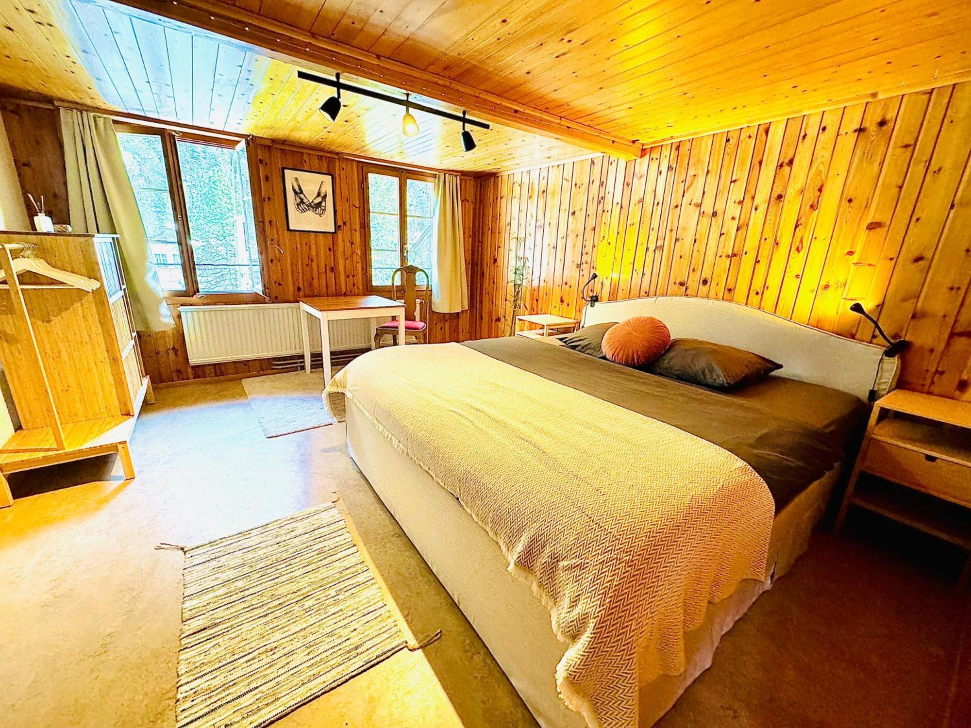 Cozy Apartment In Vintage House In Kandersteg Ngoại thất bức ảnh
